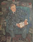 Egon Schiele Portrait of Dr.Hugo Koller (mk12) Germany oil painting artist